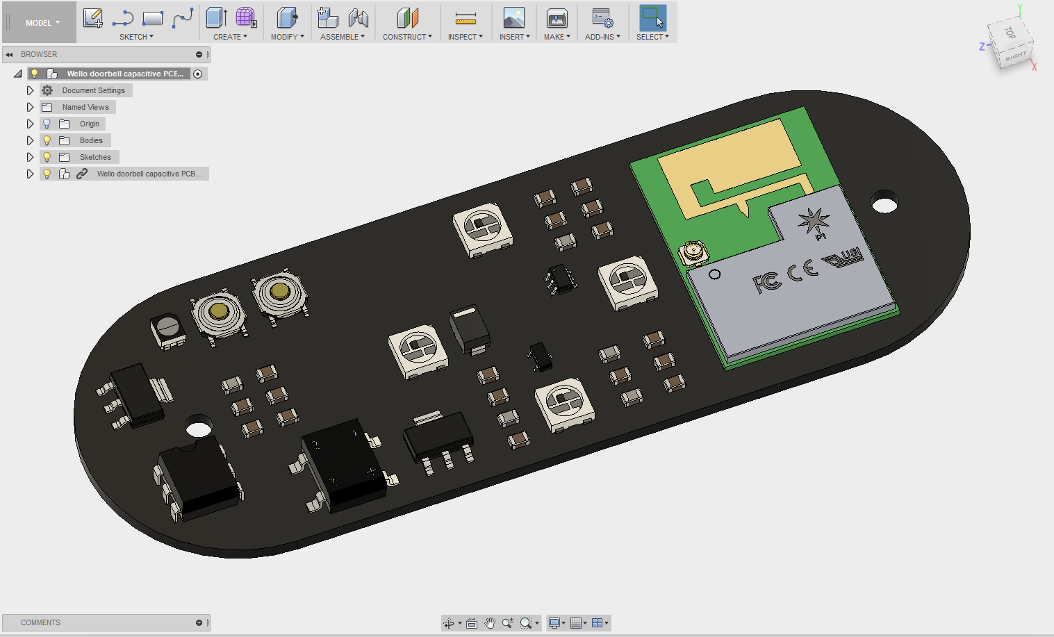 Create A Fusion 360 Model From An Eagle BRD File | Toglefritz's Lair